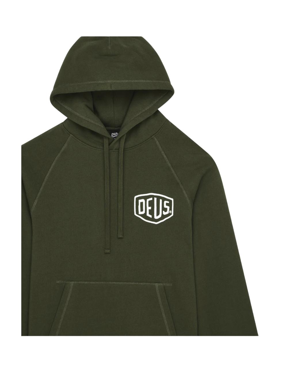 Sudadera Deus Harajuku Address Hoodie Verde Hombre