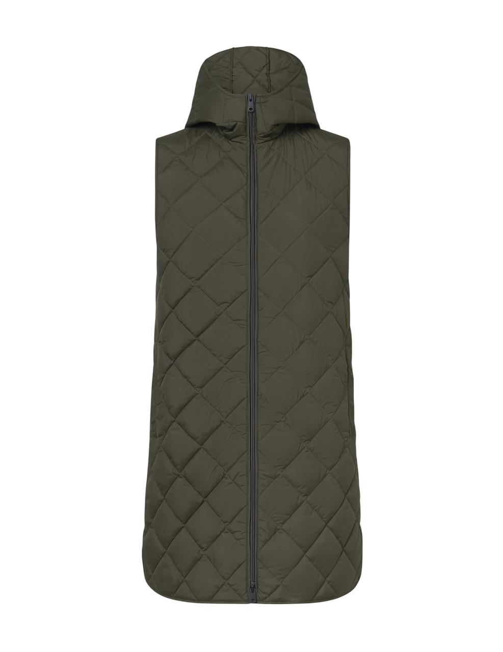 Abrigo ECOLAF HYDEN Verde Oscuro Mujer