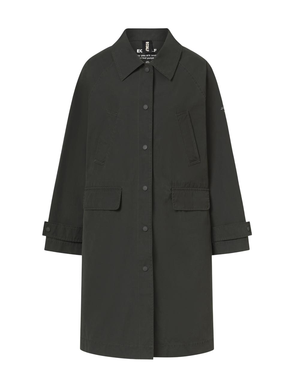 Abrigo ECOLAF HYDEN Verde Oscuro Mujer