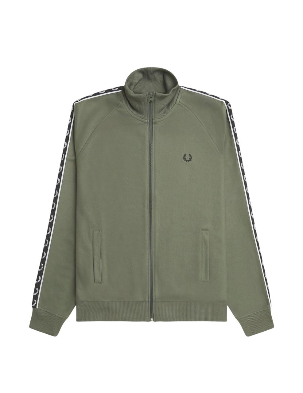 Chaqueta Fred Perry TAPED TRACK Verde Hombre