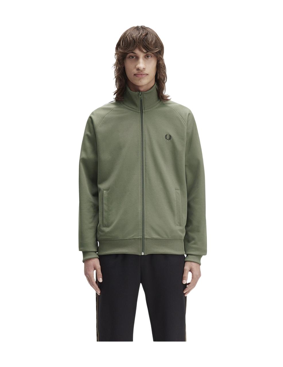 Chaqueta Fred Perry TAPED TRACK Verde Hombre