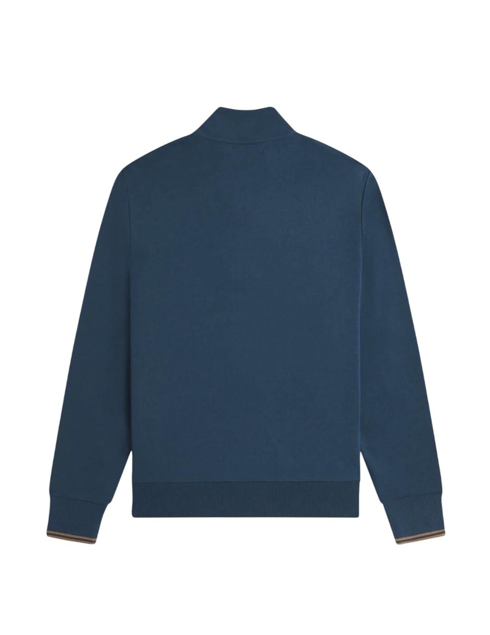 Sudadera Fred Perry HALF ZIP Azul Verdoso Hombre