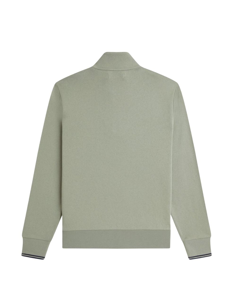 Sudadera Fred Perry HALF ZIP Oliva Hombre