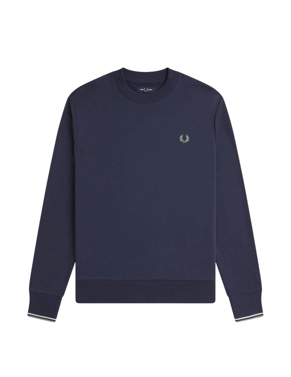 Sudadera Fred Perry CREW NECK Marino Hombre