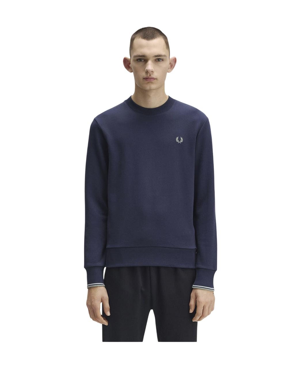 Sudadera Fred Perry CREW NECK Marino Hombre