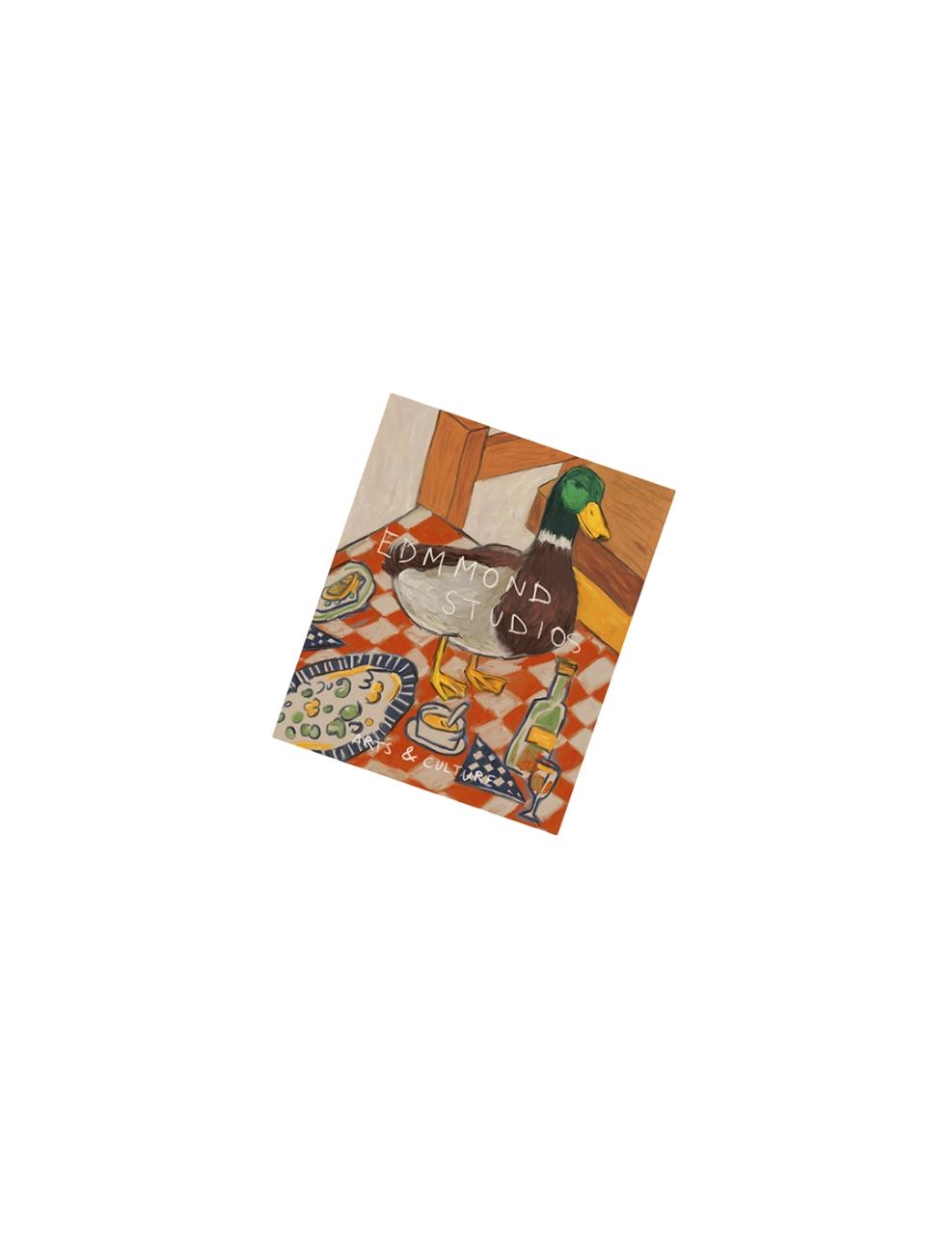 Camiseta Edmmond Studios CUTE DUCK Blanca Hombre