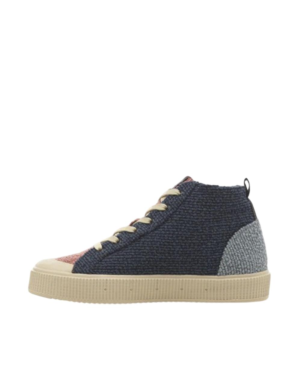 Zapatilla Sanjo K330 Tweed Azul Mujer