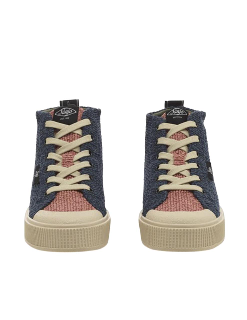 Zapatilla Sanjo K330 Tweed Azul Mujer