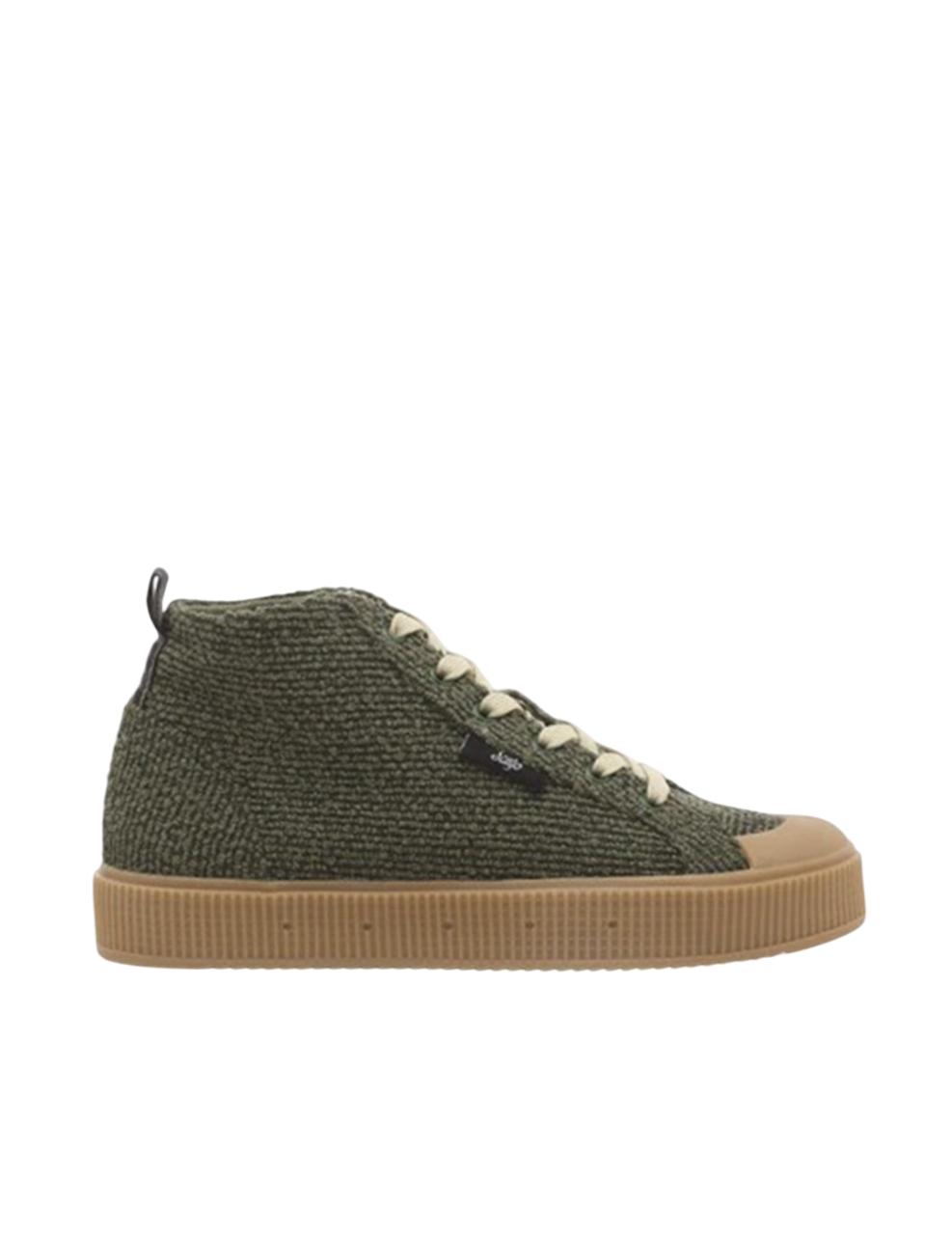 Zapatilla Sanjo K330 Tweed Verde Mujer