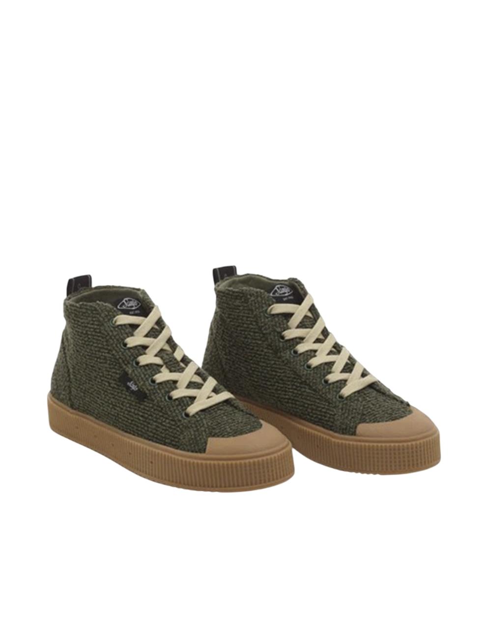 Zapatilla Sanjo K330 Tweed Verde Mujer