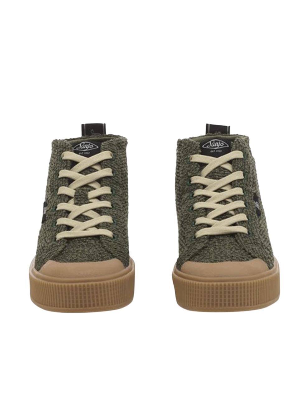 Zapatilla Sanjo K330 Tweed Verde Mujer