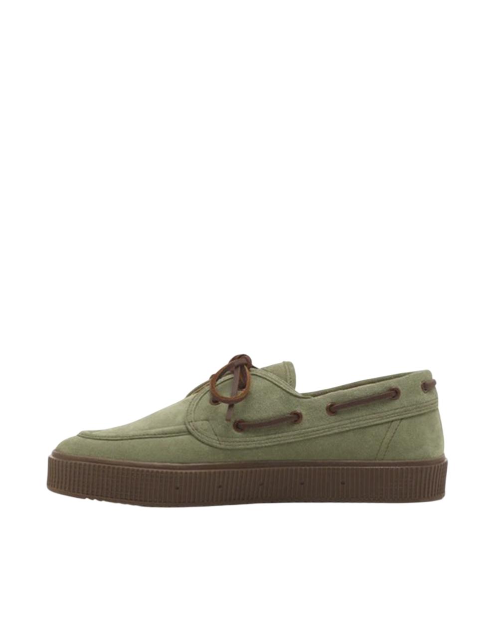 Zapato Sanjo Riva Boat Verde Hombre