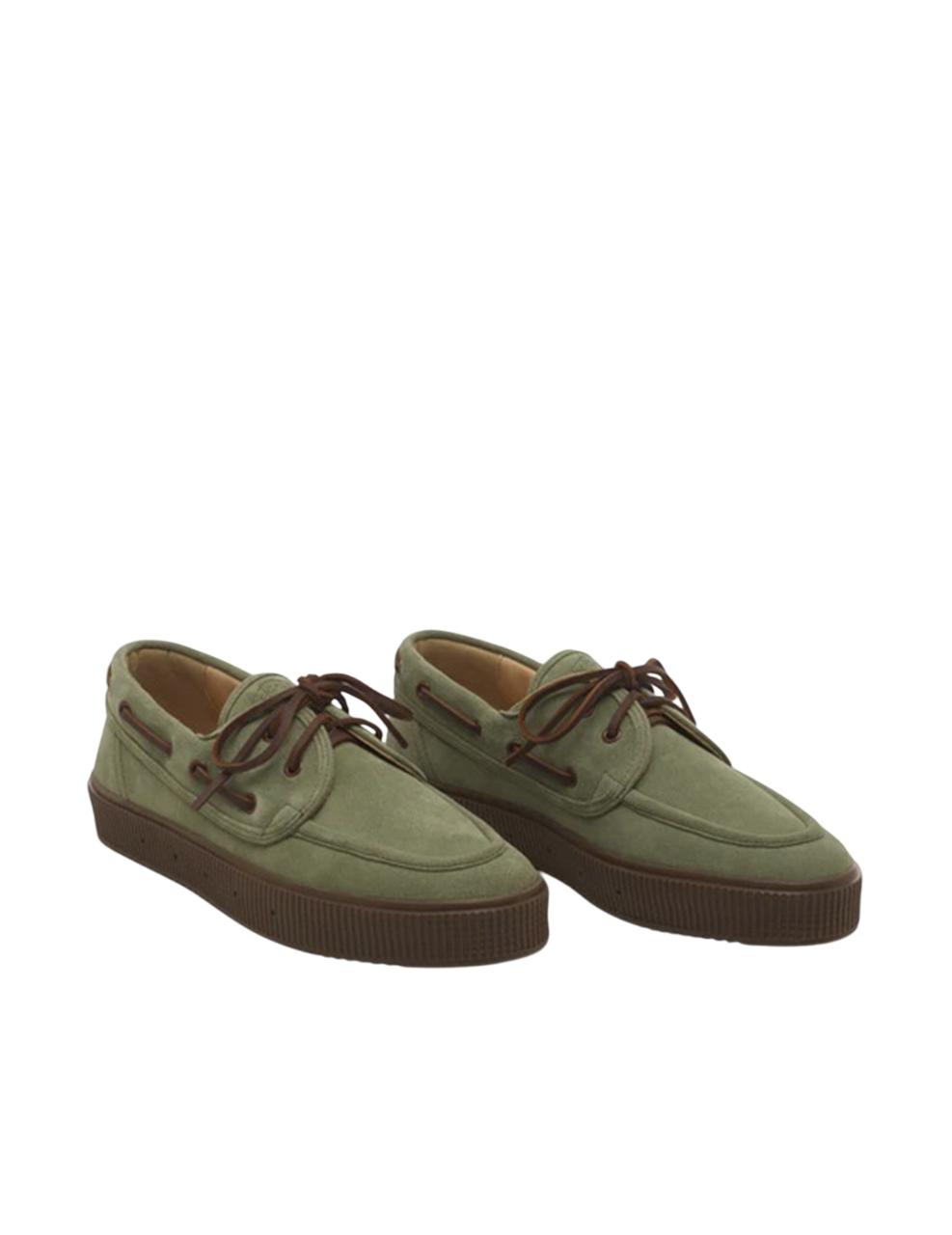 Zapato Sanjo Riva Boat Verde Hombre