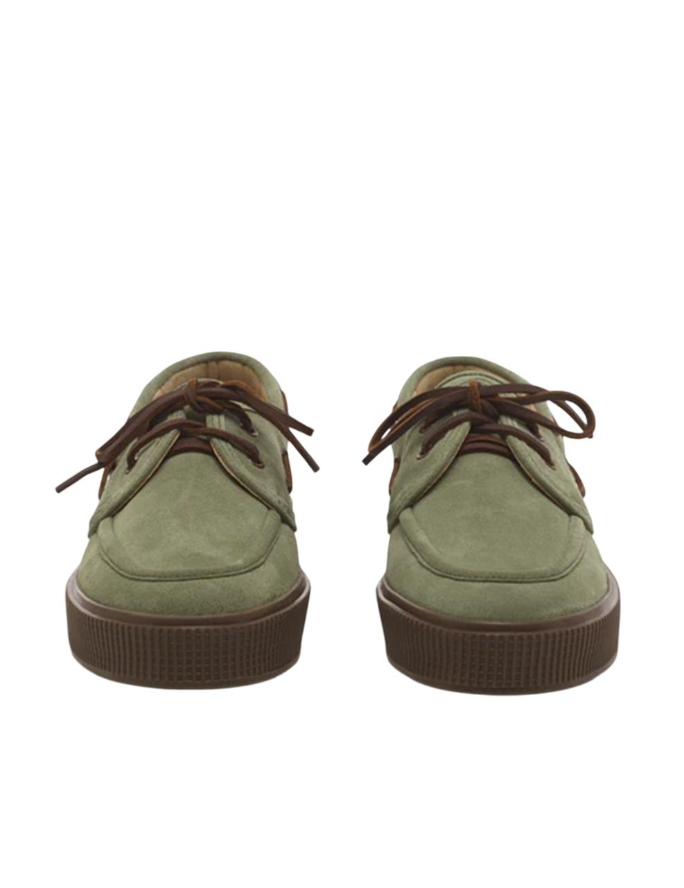 Zapato Sanjo Riva Boat Verde Hombre