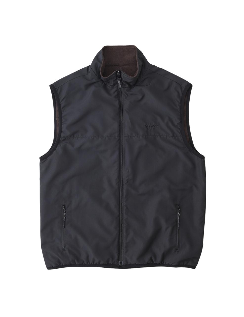 Chaleco GRAMICCI Reversible Polar termico Marrón-Negro