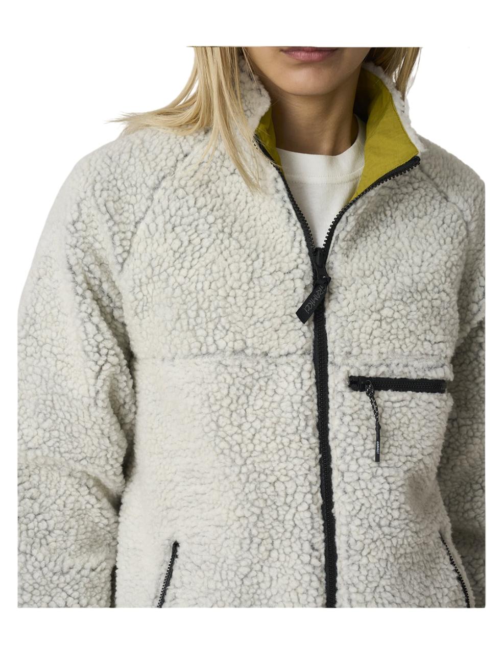 Cazadora GRAMICCI SHERPA Reversible Hueso-Mostaza