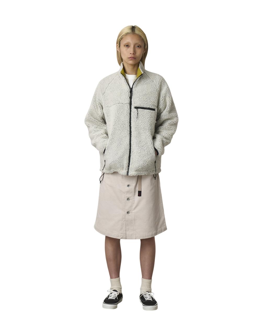 Cazadora GRAMICCI SHERPA Reversible Hueso-Mostaza