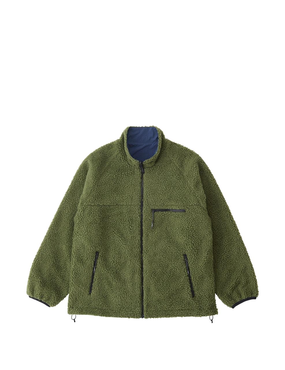 Cazadora GRAMICCI SHERPA Reversible Verde-Azul