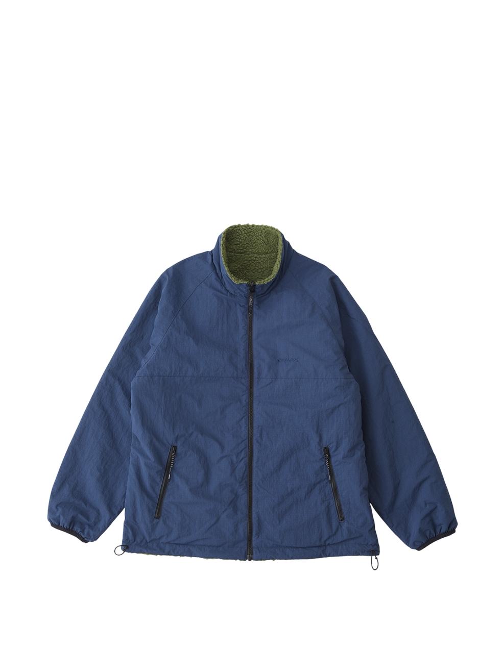 Cazadora GRAMICCI SHERPA Reversible Verde-Azul