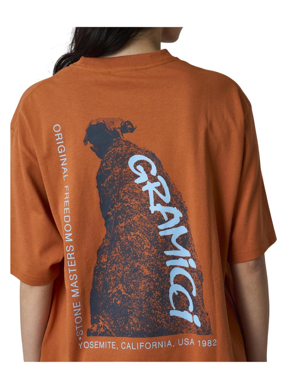 Camiseta GRAMICCI STONEMASTERS Naranja Unisex