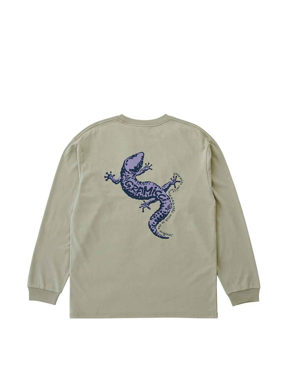 Camiseta GRAMICCI GECKO Manga Larga Beige Unisex